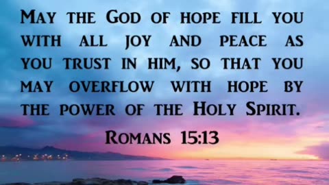 ROMANS 15:13🔥🔥🔥