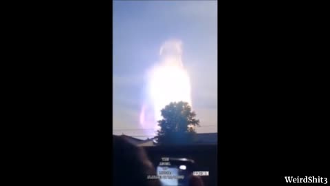 Plasma figure forms in the sky ,Alabama