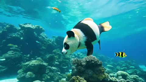 Awesome PandaFish :) :) #fyp #cute #panda #beautiful #viral