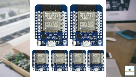 Lonely Binary 6-Pack ESP32 Mini 8MB Flash – Double Storage, WiFi & Bluetooth, Dual-Core Mi