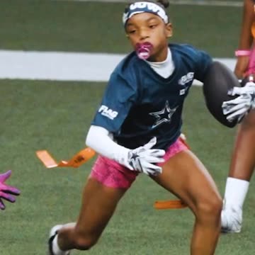 THIS LITTLE GIRL is a beast on the field she is impossible to catch