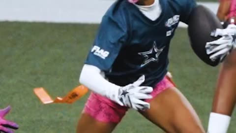 THIS LITTLE GIRL is a beast on the field she is impossible to catch