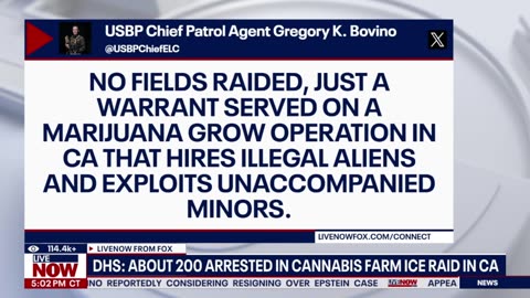 Anti-Trump Fed Judge Blocks ICE 319 Arrested At Marijuana Farm - Epstein List - FBI Bongino / Bondi Feud