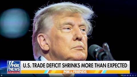 Trump's Way. The US trade deficit PLUMMETS 16% from May to June.