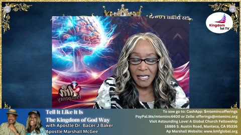 Tell It Like It Is: The Kingdom of God Way with Apostle Dr. Bacer J Baker