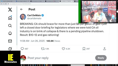 FLASHBOMB CA GAS PRICES TO $12 BUCKS A GALLON! Closed door meeting spells DOOM for Californians!!!