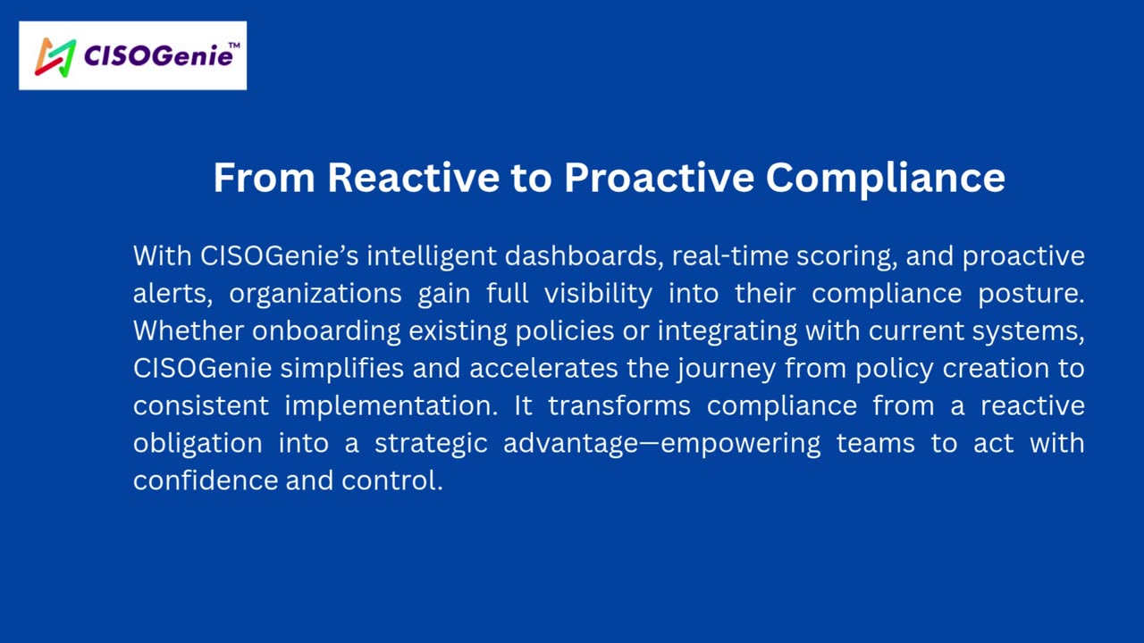 Policy Management: From Wishlist to Reality with CISOGenie