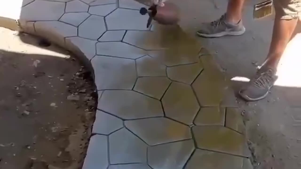 Pathway with their own hands