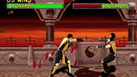 Mortal Kombat 2 - Scorpion - Arcade Cabinet