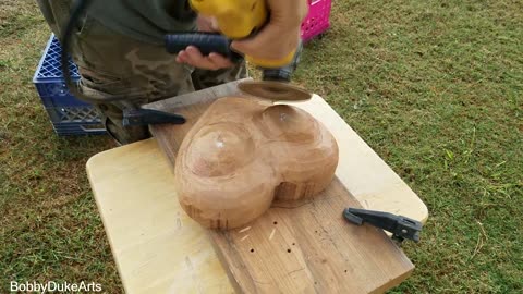 Carving Majora's Mask From One 2x4