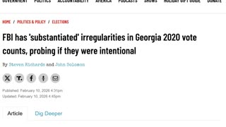 Solomon: FBI Has 'Substantiated' Irregularities In Georgia 2020 Vote Counts, Probing If They Were Intentional