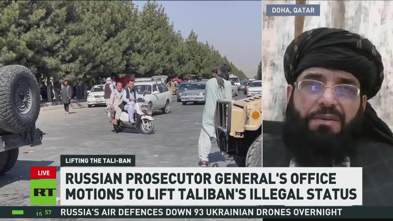 Mohammad Suhail Shaheen on Russia prosecutor general’s office motions to lift Taliban Illegal status