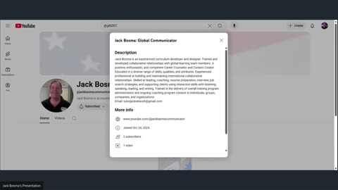 Jack Bosma: Global Communicator