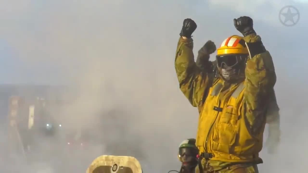 Every 30 seconds, the USS Truman launches jets to attack the Houthis.