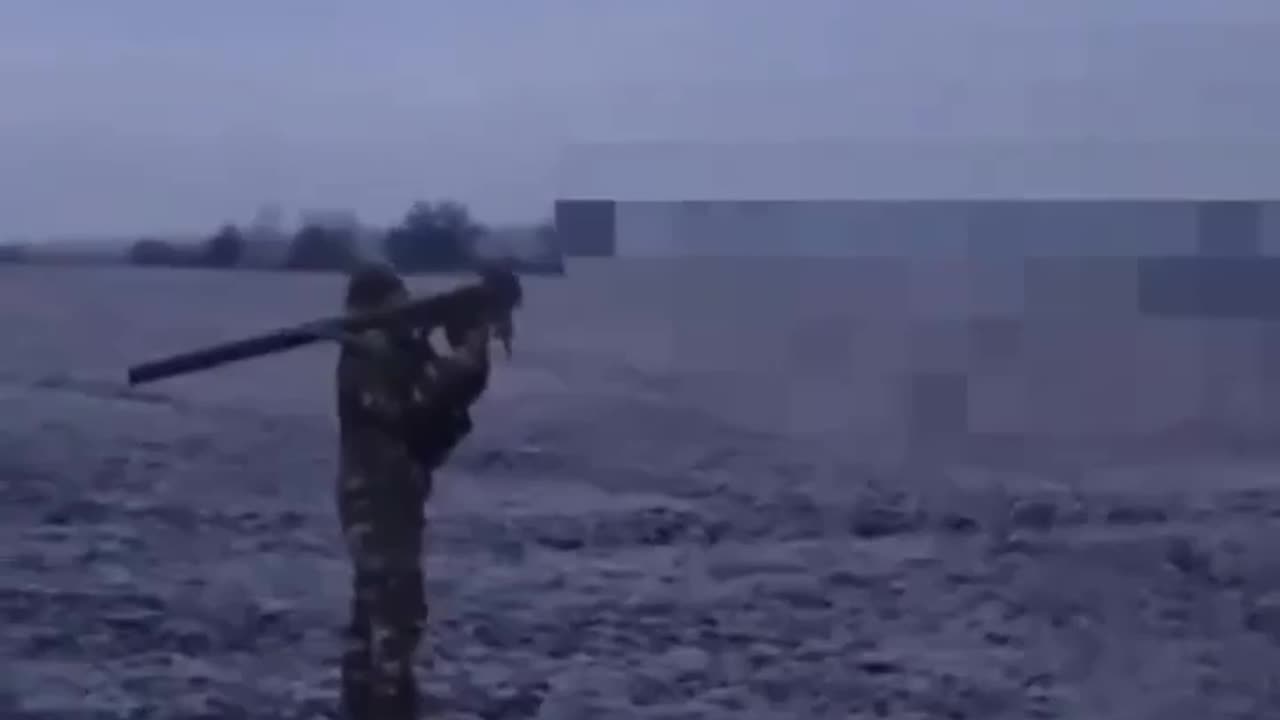 Claimed as downing of a Kh-101 cruise missile by a Chinese FN-6 MANPADS, this morning.