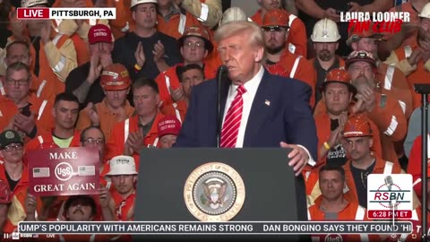 President Trump Delivers Remarks On U.S. Steel Deal