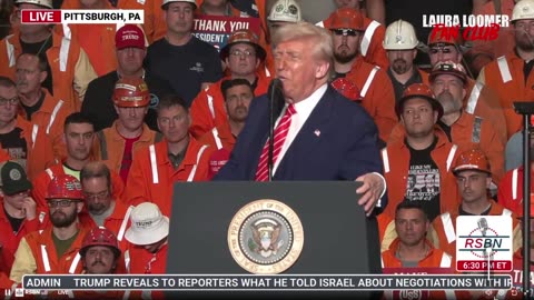 President Trump Delivers Remarks On U.S. Steel Deal
