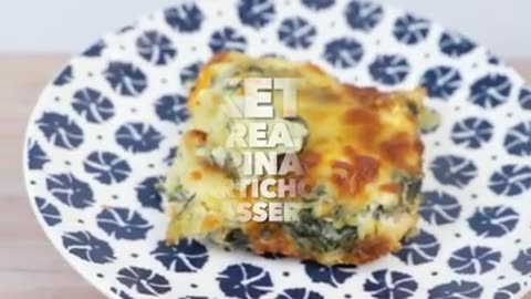Keto Creamy Spinach Artichoke Casserole Recipe