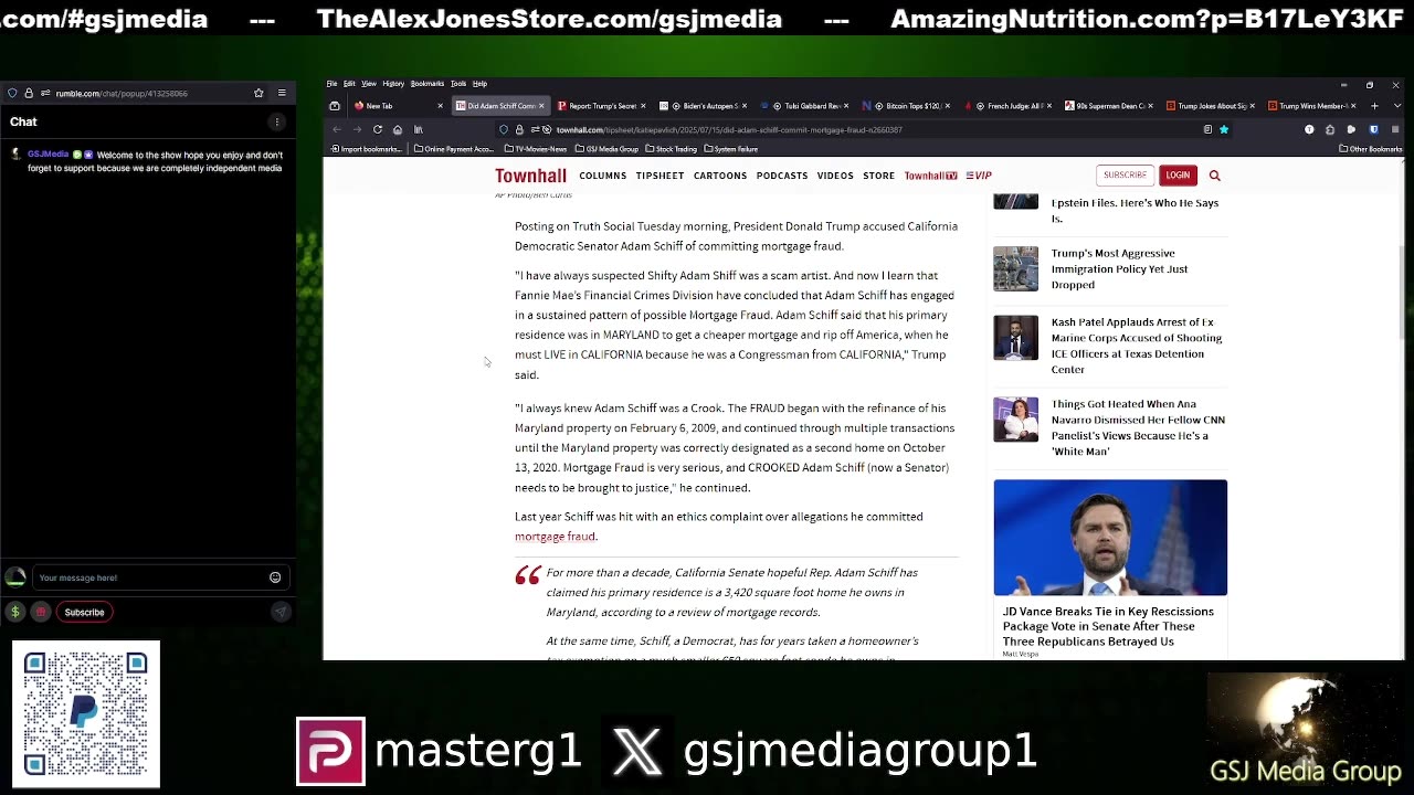 Did Senator Adam Schiff Commit Mortgage Fraud