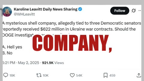 Fact Check: Fake Story On Democratic Senators Skimming Hundreds Of Millions In Ukraine Aid -- Satire