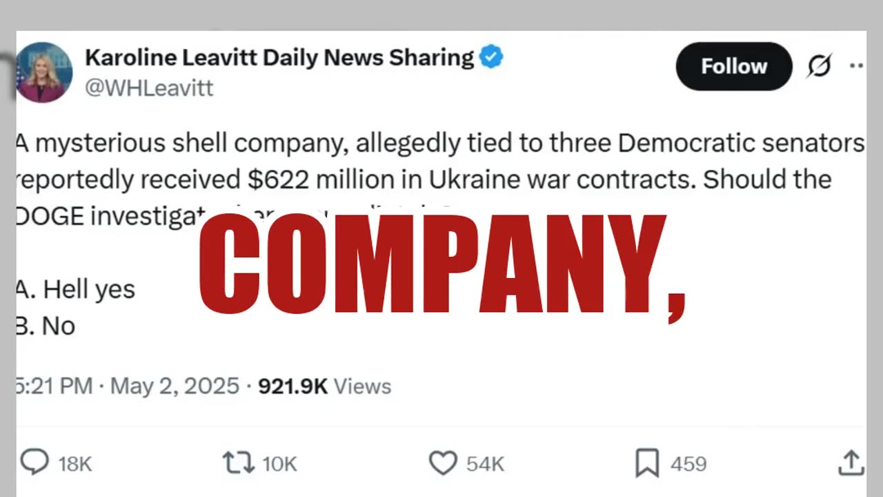 Fact Check: Fake Story On Democratic Senators Skimming Hundreds Of Millions In Ukraine Aid -- Satire