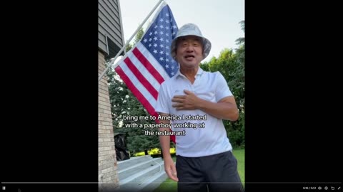A True immigrant patriot living the American dream - listen to him... love it