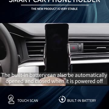 Car Wireless Phone Holder 15W Wireless Charging Car Air Vent Phone Mount