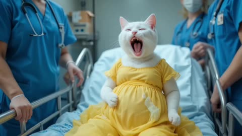 Pregnant Cat Story_ 🙀🐾 _cat _cutecat _ai _short _cute(1080P_HD)