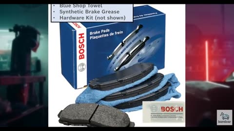 BOSCH BE1879H Blue Ceramic Disc Brake Pad Set w/Hardware - Compatible with Selec