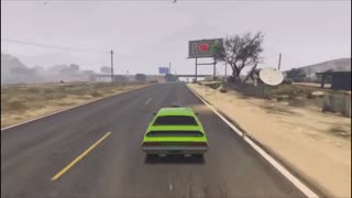 GTA 5 - Beautiful Song, Awesome Muscle Car, Hot Sunny Day, Relaxing Drive, Great Music - Grand Theft Auto 5