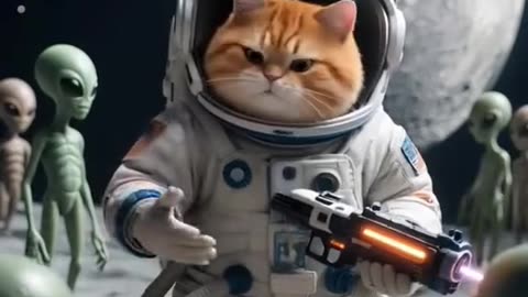 Cat in space