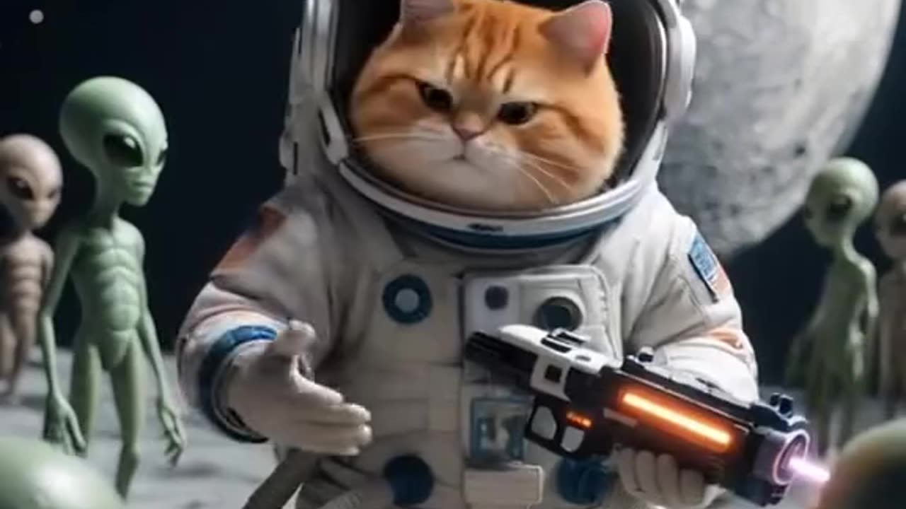 Cat in space