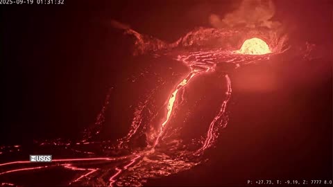 Hawaii's Kilauea volcano spews lava during latest eruption