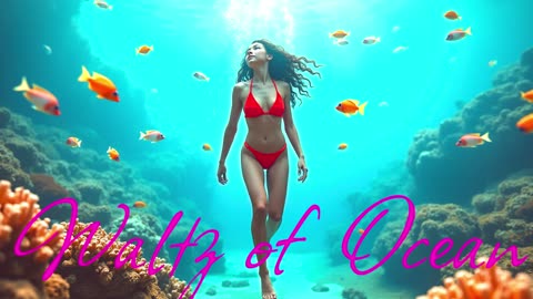 Electronic Music.Song Waltz of the Ocean.