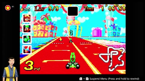Mario Kart Super Circuit (GBA-SOs) day 12 150cc Star Cup!