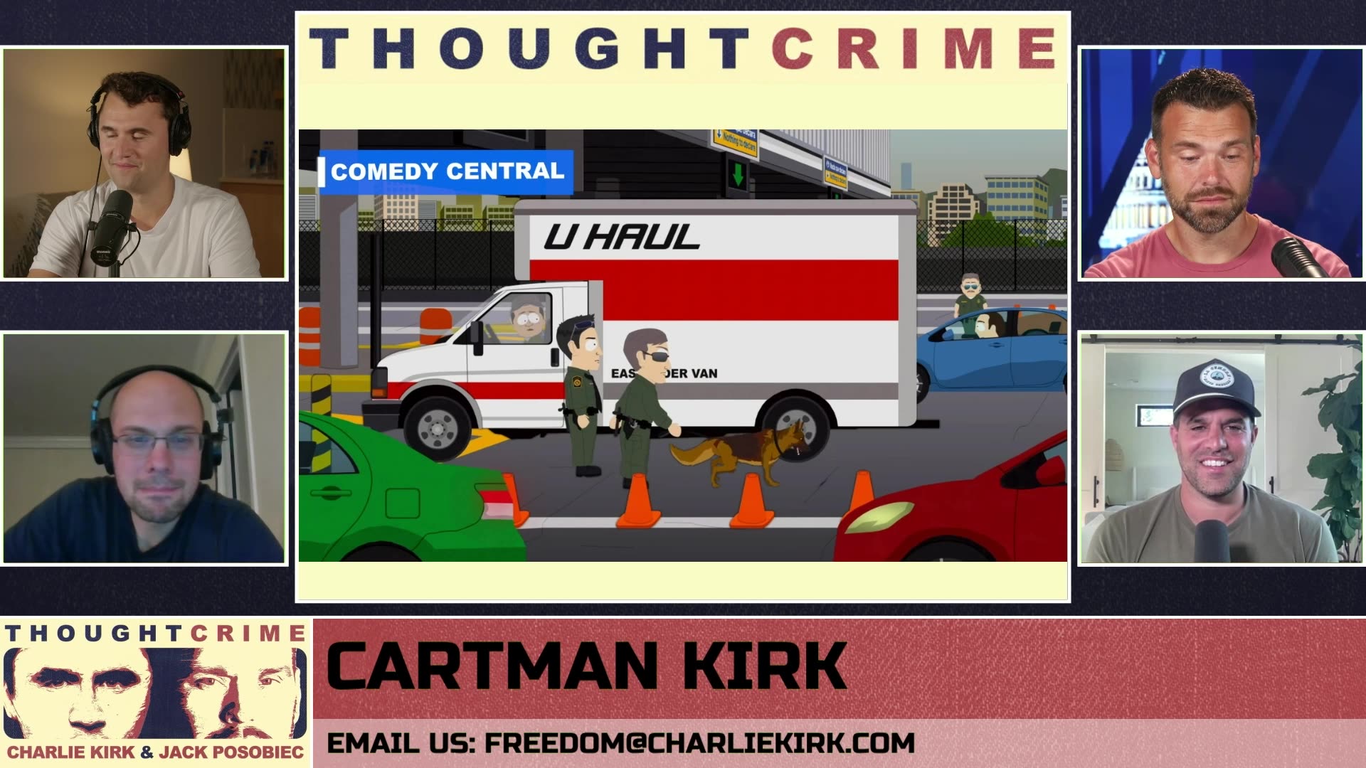 Our Movement is Too Big to Ignore: Charlie Kirk Gets the South Park Treatment... & Its Glorious