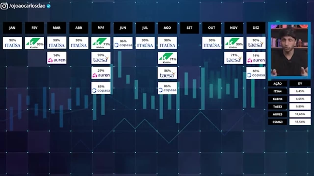 2025 - 10 ações que pagam dividendos num ano