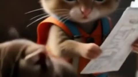 When a Cute Cat Becomes a Builder