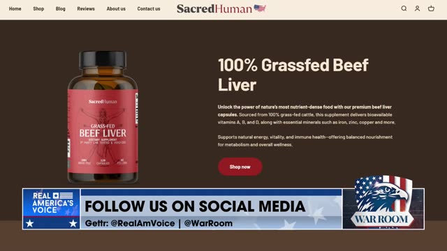 SacredHuman 20% off End of Summer Sale Still Live! Grassfed Beef Liver is Nature’s Multivitamin!