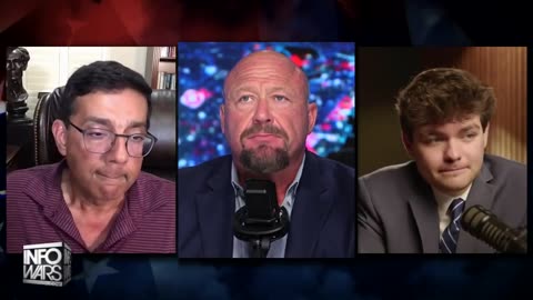 Alex Jones Hosts Debate Between Dinesh D' Souza & Nick Fuentes - 7/1/25