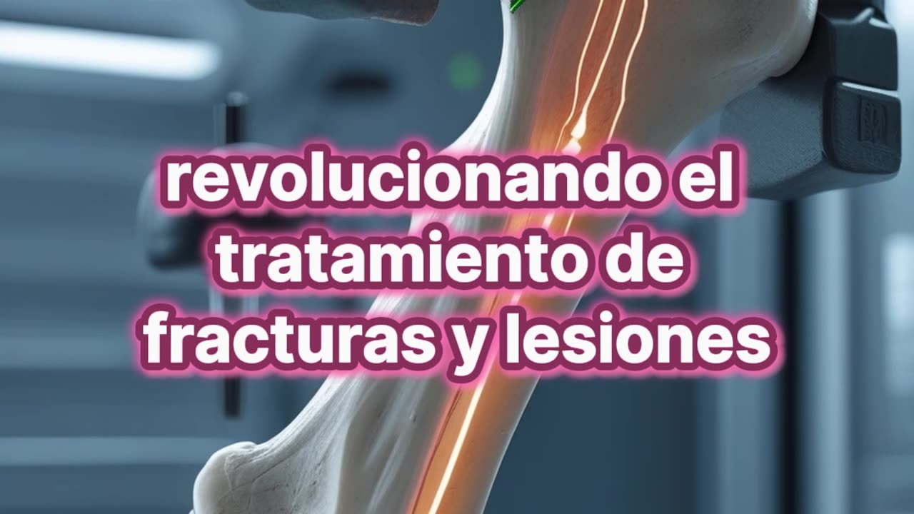 Tecnología médica permite curar fracturas en minutos, sin operar.