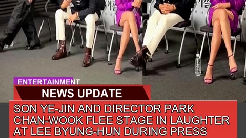 Son Yejin and Director Park Chanwook Flee Stage