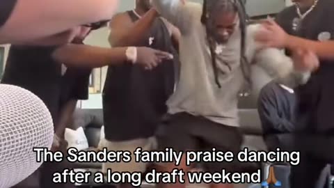 This is why the Sanders' will always win - FAMILY FIRST !! #sandersfamily #nfldraft2025