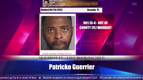 Mugshot TV - Live Arrest Booking Video Stream