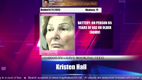 Mugshot TV - Live Arrest Booking Video Stream