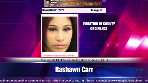 Mugshot TV - Live Arrest Booking Video Stream