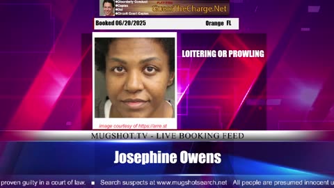 Mugshot TV - Live Arrest Booking Video Stream