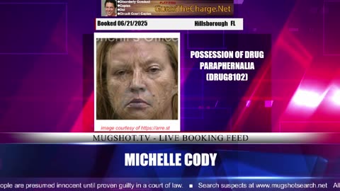 Mugshot TV - Live Arrest Booking Video Stream