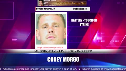 Mugshot TV - Live Arrest Booking Video Stream