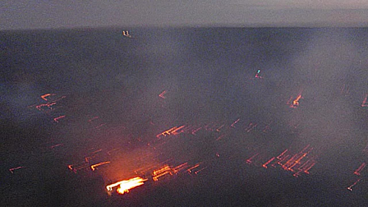 Breakwater Drive Fire. Perth Australia 2009.
